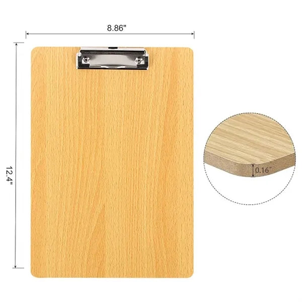 Document Wooden Clip Board