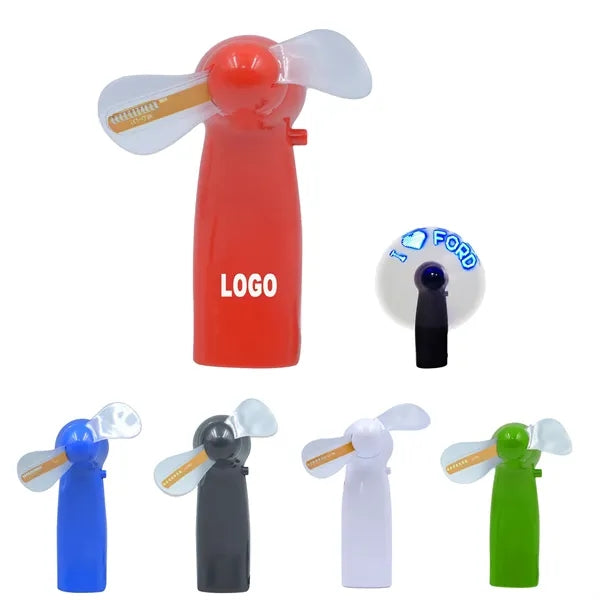 LED Glow Light up Message Fan