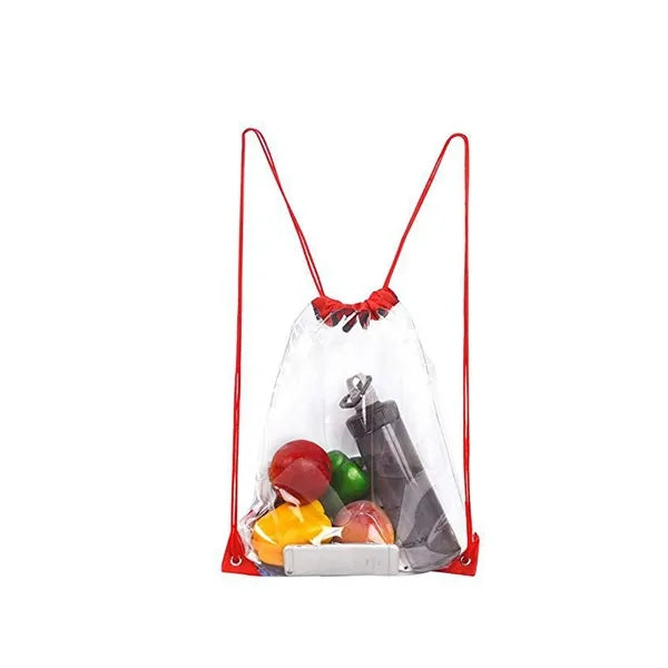 Clear Drawstring Backpack