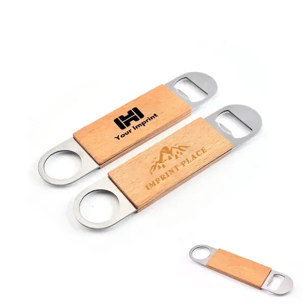Premium Large Wood Bottle Opener: Durable, Stylish, Easy Gri