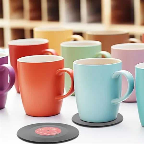 Retro Record Coasters