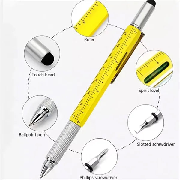 7 In1 Multifunction Ballpoint Pen