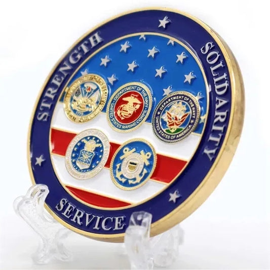Engraved Challenge Coin with Personalized Design