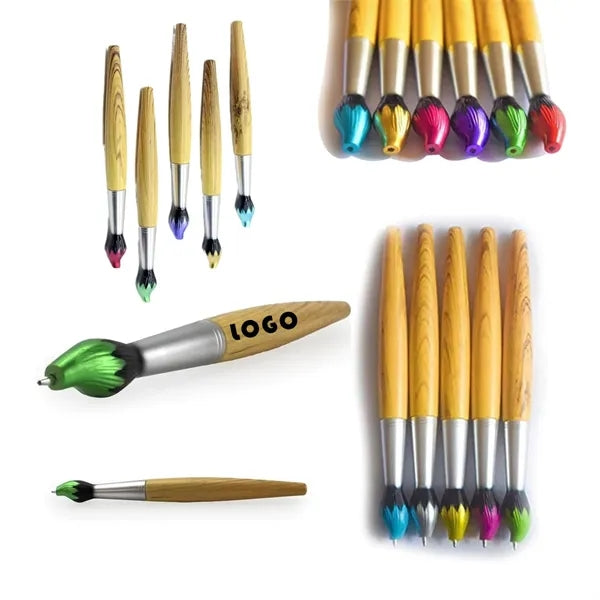 Brush-Shaped Ballpoint Pen
