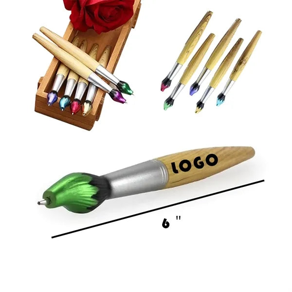 Brush-Shaped Ballpoint Pen