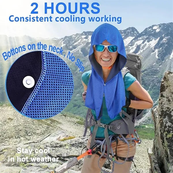 Cooling Hoodie Towels Absorbent Quick Drying Sweat Wraps
