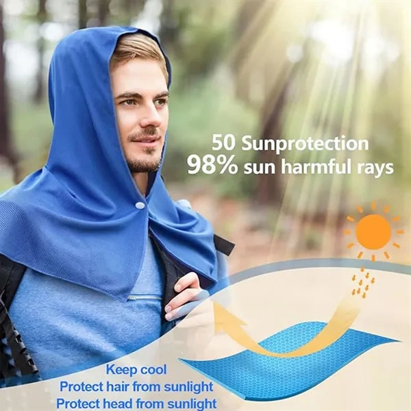 Cooling Hoodie Towels Absorbent Quick Drying Sweat Wraps