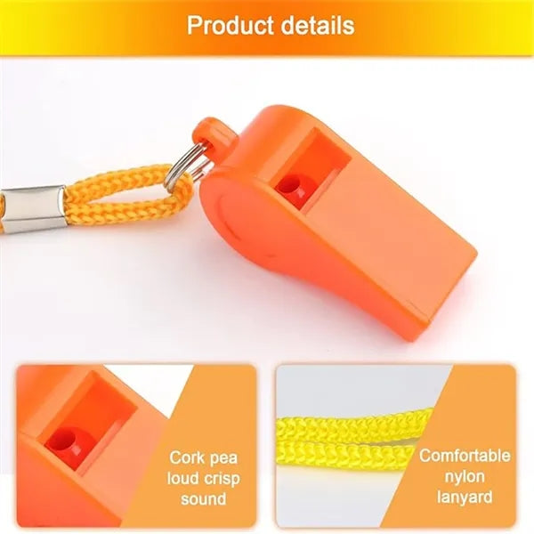 Whistle Sports Lanyard Loud Crisp Coaches Referees Officials