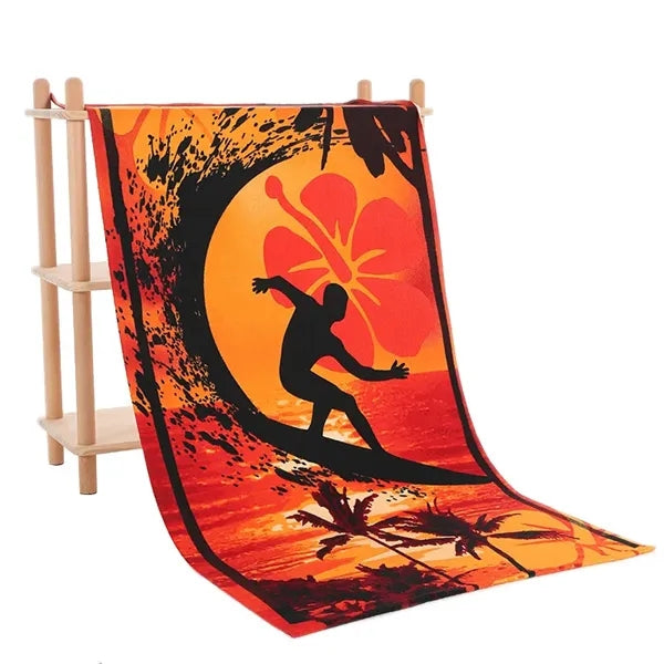 Quick Dry Soft Microfiber Beach Towel for Travel Sand Free