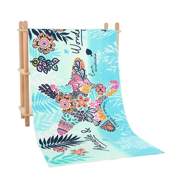 Quick Dry Soft Microfiber Beach Towel for Travel Sand Free