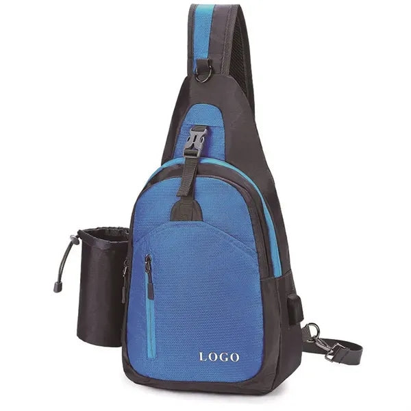 Premium USB Charging Sling Bag Crossbody One Shoulder