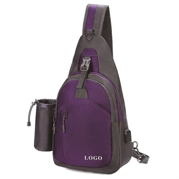 Premium USB Charging Sling Bag Crossbody One Shoulder