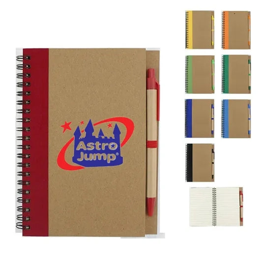 Spiral Ruled Journal W/Pen