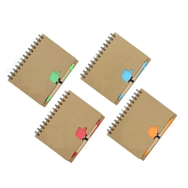 Hardcover Spiral Notebook & Pen Set