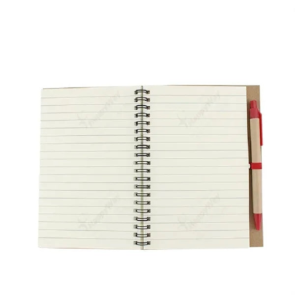 Hardcover Spiral Notebook & Pen Set