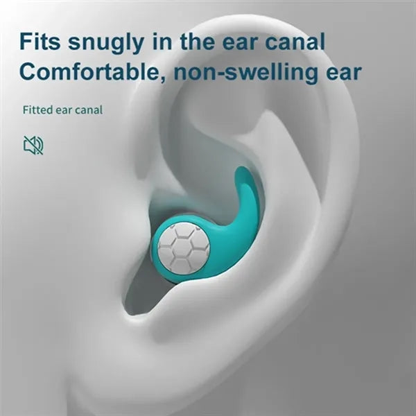 Noise Cancelling Soft Silicone Earplugs in Case