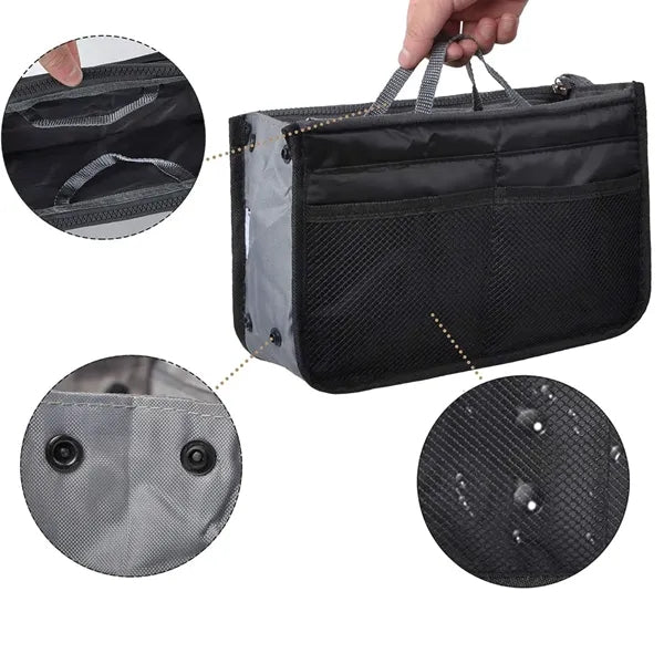 13 Pockets Insert for Handbags Travel Organizer Nylon Bag