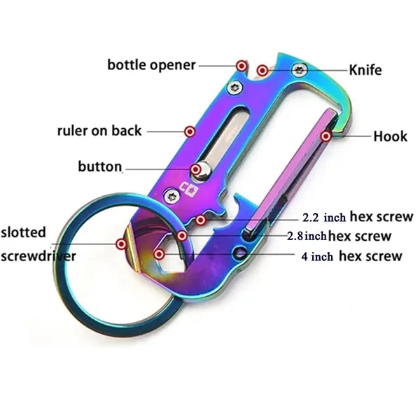 Key Chain Wrench Ruler Bottle Opener