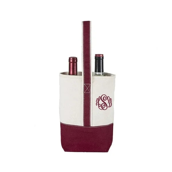 Canvas Wine Tote