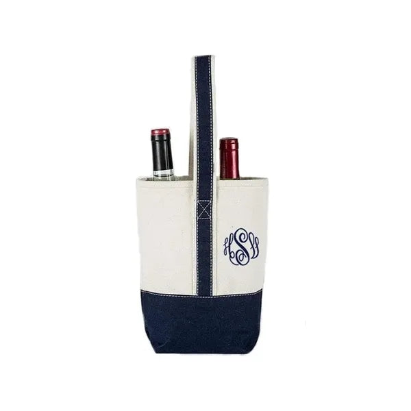 Canvas Wine Tote