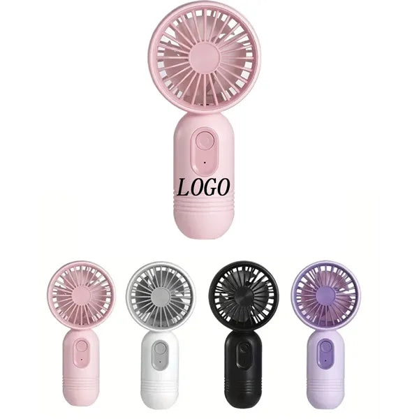 Customised Mini Portable Fan With USB Rechargeable