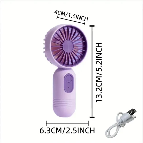 Customised Mini Portable Fan With USB Rechargeable