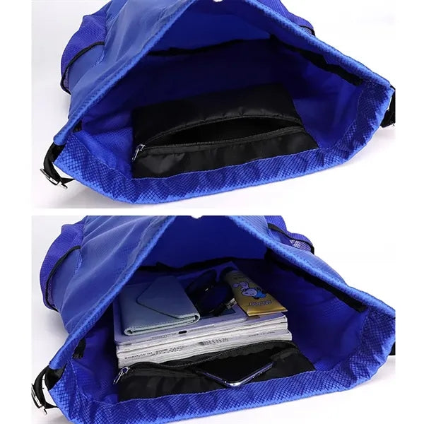 Waterproof Drawstring Gym Backpack