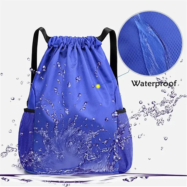 Waterproof Drawstring Gym Backpack