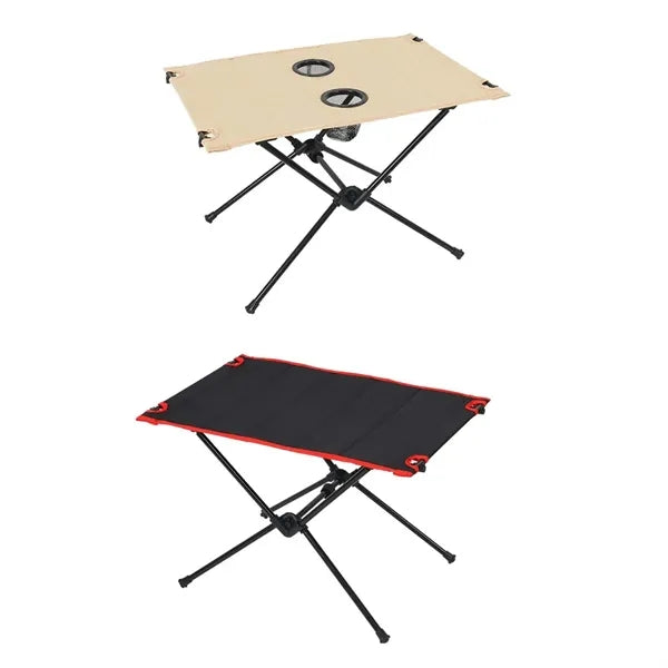 Folding Camping Table with 2 Cup Holders