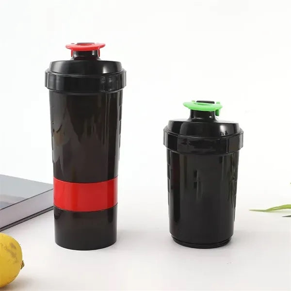 17 oz Pre Workout Protein Shaker with Powder Storage