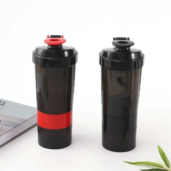 17 oz Pre Workout Protein Shaker with Powder Storage