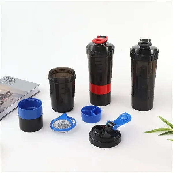 17 oz Pre Workout Protein Shaker with Powder Storage