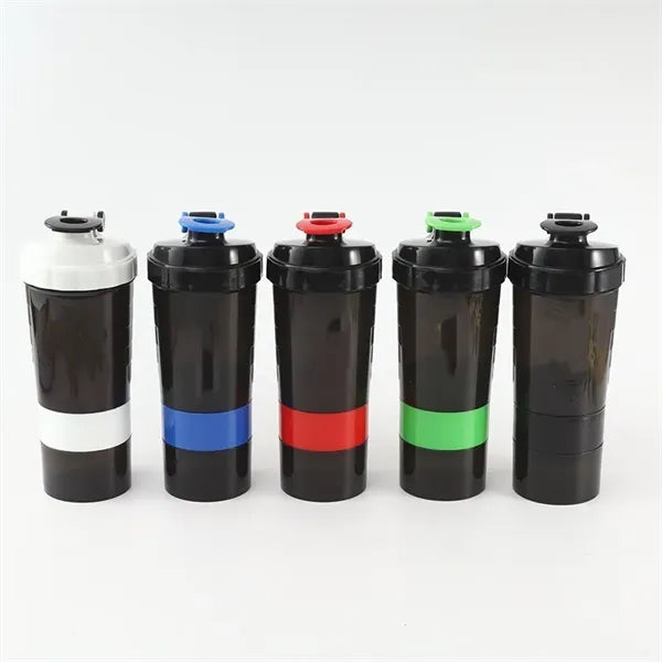 17 oz Pre Workout Protein Shaker with Powder Storage