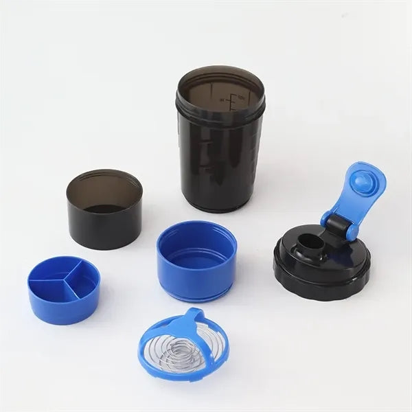 17 oz Pre Workout Protein Shaker with Powder Storage