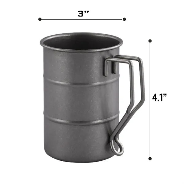 12 oz Single Wall Stainless Steel Wine Cup