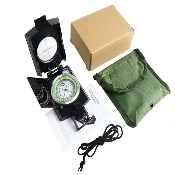 Luminous Multifunctional Geological Compass With Measuring