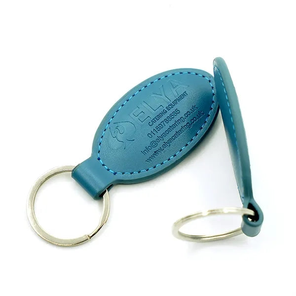 Multicolor Hotel Promotion Customized Leather Key Chain