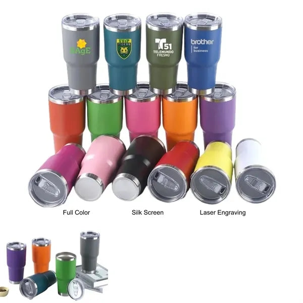30 oz Stainless Steel Insulated Coffee Tumbler with Lid