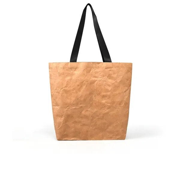 Water Resistant Washable Paper Tote Bag 16 1/2"x15"x4"