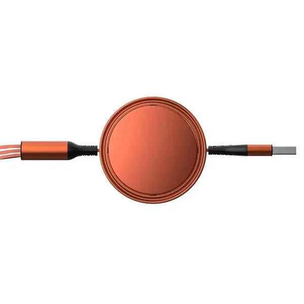 Retractable 3 in 1 USB Cable with Logo Custom