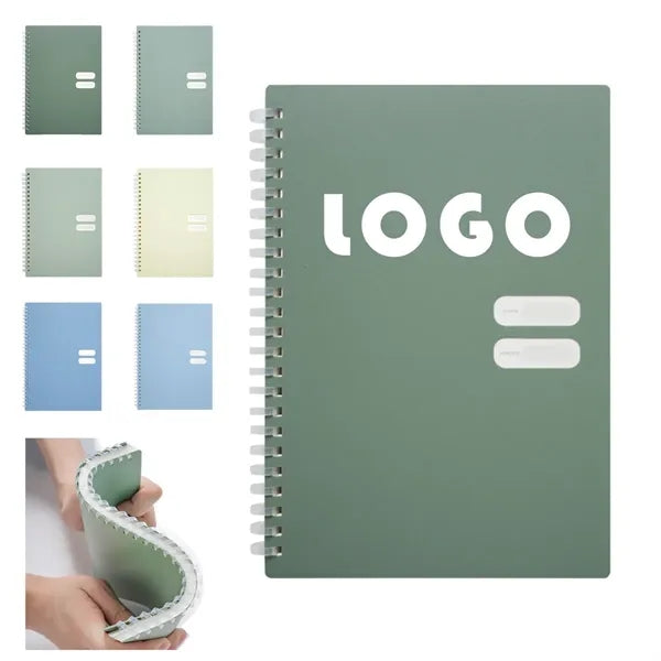Coil Loose Leaf PP Shell Notebook