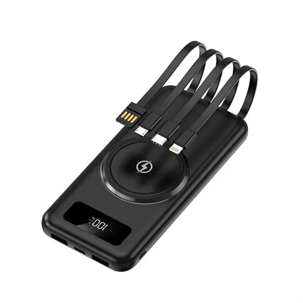10000mAh Wireless Charger with Charging Cable
