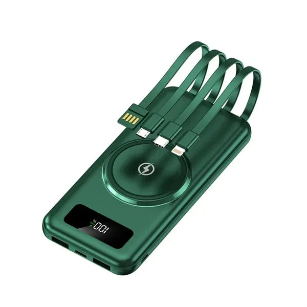 10000mAh Wireless Charger with Charging Cable