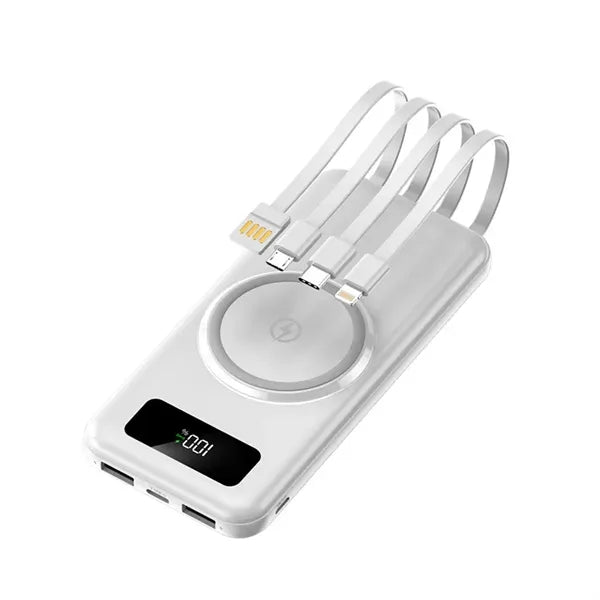 10000mAh Wireless Charger with Charging Cable