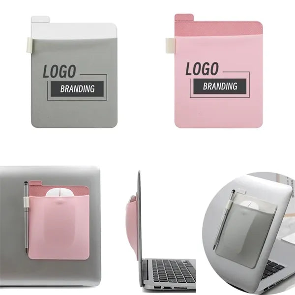 Laptop Back Elastic Mouse and Pen Storage Pouch