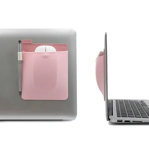 Laptop Back Elastic Mouse and Pen Storage Pouch
