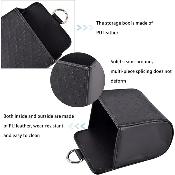 Air Vent Organizer Phone Holder Car Storage Pouch Bag Box
