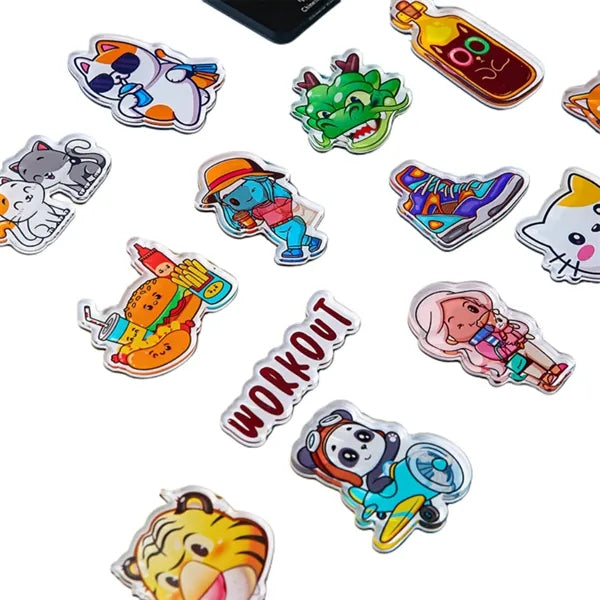 Acrylic Magnets Stickers