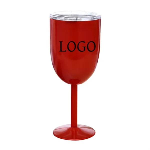 10 OZ Stainless Steel Wineglasses