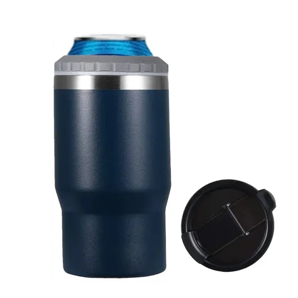 Stainless Steel Triple 4-in-1 Can Cooler and Tumbler